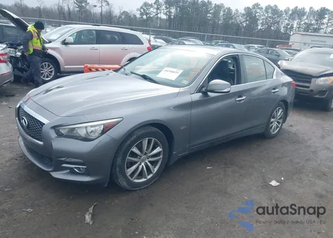 2017 Infiniti Q50 2.0T Premium из США, поврежденный, VIN JN1CV7ARXHM682722